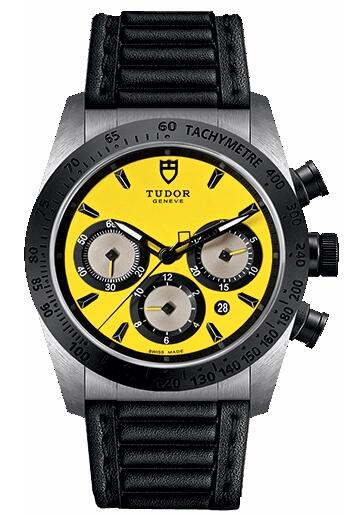 Tudor Fastrider Chrono M42010N-0002 Yellow Dial Replica watch